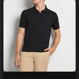 Van Heusen Black Polo Shirt